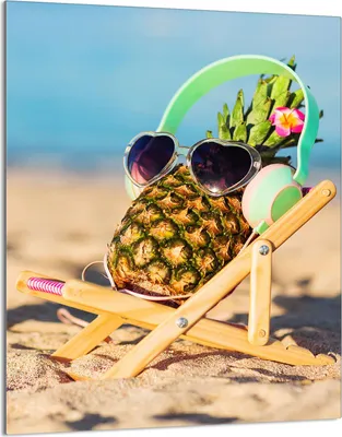Produktbild von Glasschneidebrett 40x52 Ananas