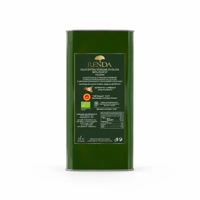 Immagine prodotto di Olio Extravergine di Oliva | 100% Italiano DOP BIOLOGICO | Renda, Sicilia | 3 litri, Immagine generata dall'IA