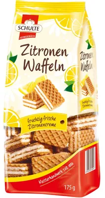 Produktbild von Schulte Zitronen-Waffeln, 175g