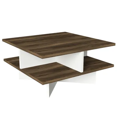 Produktbild von Skye Decor, Hamton - Walnut, White, Couchtische, Nussbaum, 60 x 31,2 x 60 cm