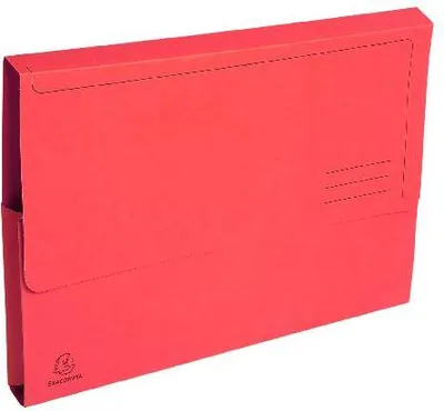 Image de Exacompta 10x 10 chemises poche coloris vifs Forever 24x32cm Rouge 46975E