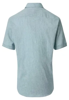 Produktbild von CASAMODA - Leinenhemd Kurzarm (126131381), Größe:XXL, Farbe:Grün (300)