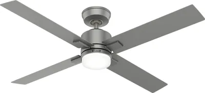 Obrázek produktu pro Energeticky úsporný stropní ventilátor s LED osvětlením a dálkovým ovládáním Mila Silver 132 cm