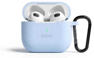 Produktbild von Etteri Silikonhülle für AirPods 3 – Hellblau