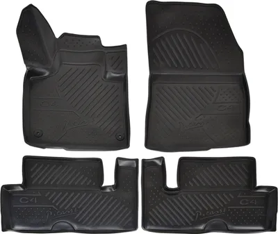Obrázok produktu pre J&J Automotive | Gumové rohože so zvýšeným okrajom pre Citroen C4 Picasso 2014-vyššie