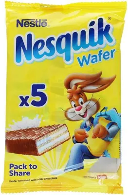 Produktbild von Nesquik Wafer Milk 5x19g