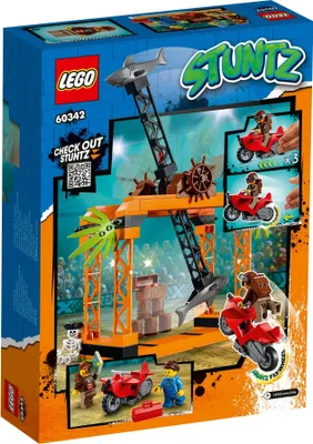 Zdjęcie produktu dla LEGO City Wyzwanie kaskaderskie: atak rekina, Zestaw do budowania, 5 lat(a), Plastik, 122 szt., 370 g