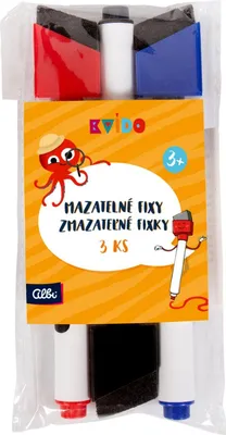 Zdjęcie produktu dla Albi Kvído - Zapasowe markery wymazywalne 3 szt