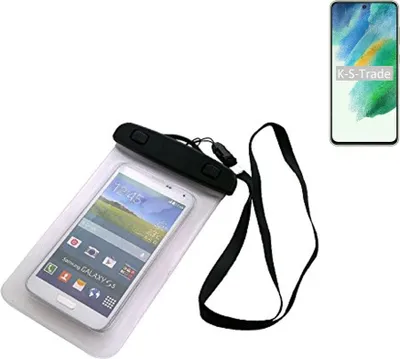 Produktbild von K-S-Trade Schutz Hülle Handy Hülle Kompatibel mit Samsung Galaxy S21 FE Exynos Beach Bag wasserdicht 16cm x 10cm Schutzhülle Staub Sand Flachwasser