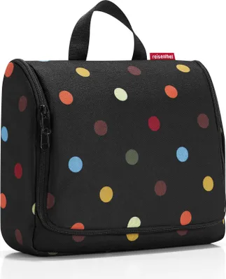 Produktbild von reisenthel toiletbag xl, torba toaletowa, kosmetyczka, kosmetyczka, kosmetyczka, kropki / czarny w kropki, WO7009