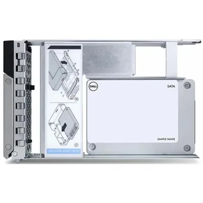 Produktbild von DELL 480GB SSD SATA Read Intensive 6Gbps 512e 6,35cm 2,5Zoll with 8,89cm 3,5Zoll HYB CARR CusKit