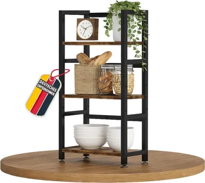 Produktbild von Mein-Regal Küchenregal Vintage Metallregal 3 Ebenen Größe M