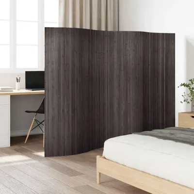 Image de vidaXL Séparation de pièce Bambou Gris 250x165 cm