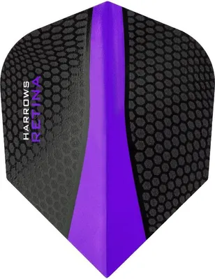 Produktbild von Harrows Retina Standard Flights Schwarz-Lila