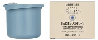 Produktbild von L'Occitane Shea (Karité) Ultra Rich Body Cream Refill, Creme, Frauen, Glättend, Empflindliche Haut, trockene Haut, 200 ml, Behälter