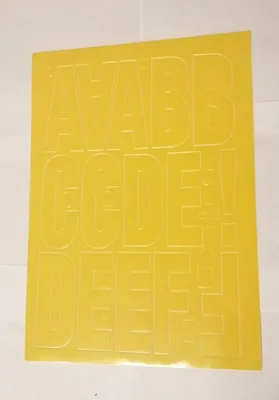 Immagine prodotto di Lettere e numeri autoadesivi