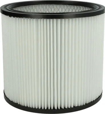 Produktbild von vhbw Faltenfilter Ersatz für ShopVac 90304, 903-04-00, 126282903041, 903-04, 026282290038 für Staubsauger - Patronenfilter Schwarz Weiß Abwaschbar