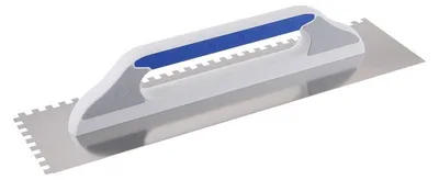 Image de Truelle Levior en acier inoxydable 130 x 480 mm, dents 8 x 8, g-12 0253