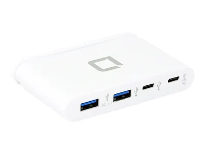 Produktbild von DICOTA USB-C Portable Hub 4-in-1 - Hub - 2 x USB-C + 2 x SuperSpeed USB - Desktop