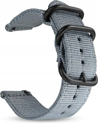Zdjęcie produktu dla Pasek Nylonowy 22Mm - Szary - Psk043