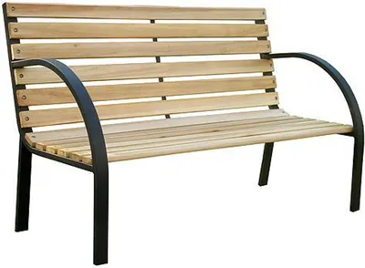 Immagine prodotto di Panchina da giardino EVERILD, 125x55x75 cm