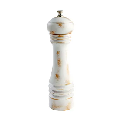 Obrázok produktu pre APS Professional Vintage mlynček na korenie, biely, výška: 150 mm, ø: 55 mm