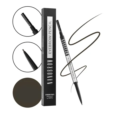 Productafbeelding van Wenkbrauwpotlood Nanobrow Eyebrow Pencil Dark Brown - Een nauwkeurig wenkbrauwpotlood met ultra-fijne punt