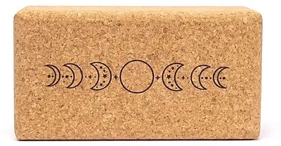 Obrázek produktu pro Jóga Props Block Cork Moon Phases - 23x12x7,5 cm