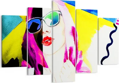 Produktbild von Bild auf Leinwand - Leinwandbild - Frau Modell - 150x100cm - Wand Bild - Wanddeko - Wandbilder - Leinwanddruck - Bilder - Kunstdruck - Wanddekoration - Leinwand bilder - Wandkunst - EA150x100-3958