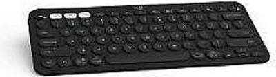 Image de Logitech Pebble Keys 2 K380s, Mini, Kabellos, Bluetooth, Scherenschalter, QWERTY, Graphit