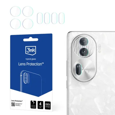 Zdjęcie produktu dla Szkło na aparat 3mk Lens Protection™ hybrydowe na Oppo Reno 11 Pro