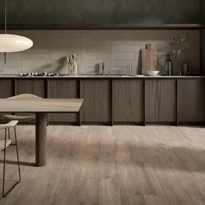 Productafbeelding van CASA39, keramische vloertegel met houtmotief, 20x180 cm, Caesar Cocoon