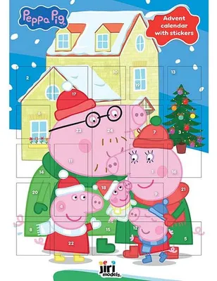 Immagine prodotto di Calendario dell'Avvento di Peppa Pig con adesivi