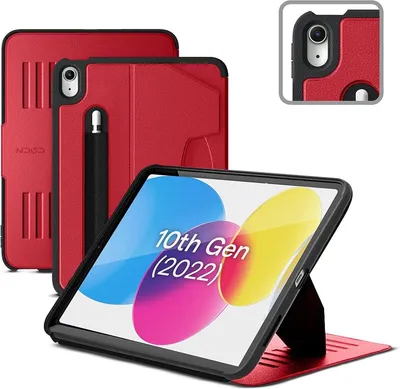 Produktbild von Zugu Case Hülle iPad (10th gen/A16) – Verstellbarer Magnetständer mit 8 Winkeln – Sichere Magnetmontage auf jeder Metalloberfläche – Automatisches Schlafen/Wachen mit schützender magnetischer Abdeckung