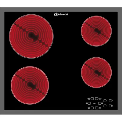 Zdjęcie produktu dla Bauknecht CTAR 8640 IN, Czarny, Wbudowany, 58 cm, Ceramiczna, 4 stref(y), 4 stref(y)