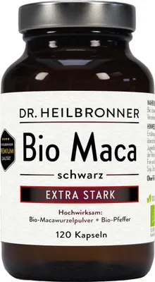 Produktbild von Maca Schwarz Extra Stark | 120 Kapseln