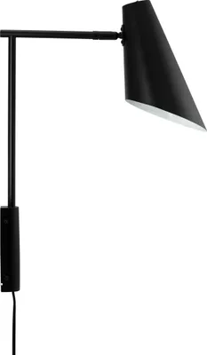Produktbild von Wandleuchten Wandlampe LED Wandbeleuchtung Leselampe Deko Nachttischlampe Wohnzimmer Metall Schlafzimmer Cale schwarz