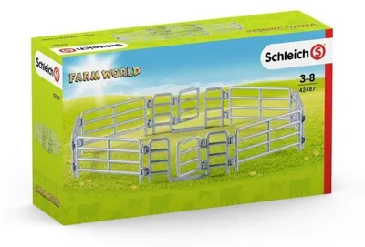 Produktbild von SCHLEICH 42487 Weidezaun, für Kinder ab 3+ Jahren, Farm World - Zubehör