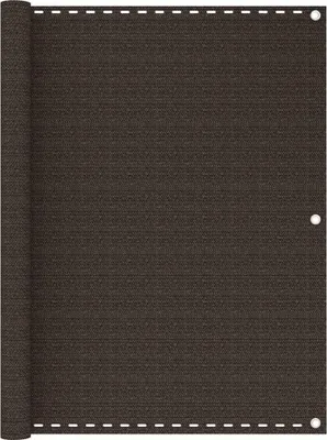 Zdjęcie produktu dla Parawan balkonowy, brązowy, 120x600 cm, HDPE