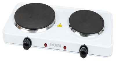 Produktbild von Exquisit KP 3201 we Kochplatte | 1500 W Leistung | Überhitzungsschutz | Weiß