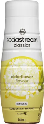 Produktbild von Sodastream : Découvrez le sirop sans sucre de fleur de sureau 440ml
