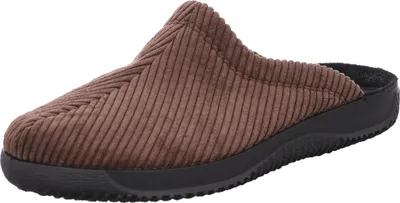 Produktbild von Rohde Herren Pantoffel Textil PVC Sohle Cord Soltau-H 2787, Größe:44 EU, Farbe:Braun