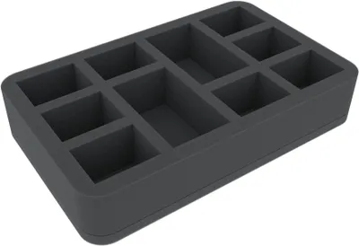 Produktbild von Schaumstoffeinlage für Eaglemoss Figuren mit 10 Fächern