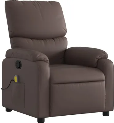 Produktbild von vidaXL Massagesessel Braun Kunstleder