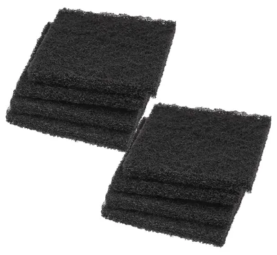 Produktbild von vhbw 8x Aktivkohlefilter kompatibel mit NABER Cabbi junior 2 plus, Cabbi 3 plus, Cabbi 4 plus Mülleimer, Abfalleimer - 9,5 x 9,5 x 1 cm