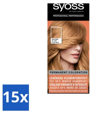 Obrázek produktu pro 15 kusů barvy na vlasy Syoss Pantone 9-67 Coral Gold – výhodná sada