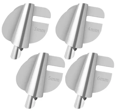 Rollsaumfuß 4 Stück, 3/4/5/6 mm, für Nähmaschinen
