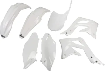 Produktbild von Verkleidungskit UFO PLAST 7-teilig Verkleidungssatz Kunststoff für Kawasaki KX F 450 ccm Bj. 2013 - 2015, Farbe:weiß OEM