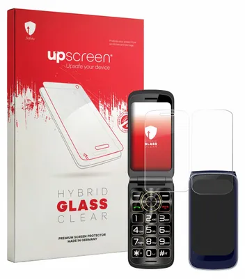 Produktbild von upscreen Schutzglas für Guwet G739 (Display+Rückseite) Schutzfolie Panzer Folie Glas Display Schutz klar