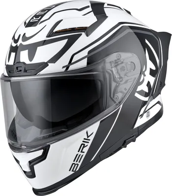 Produktbild von Berik FF871 Mapuro Helm, weiß/schwarz/grau, XL